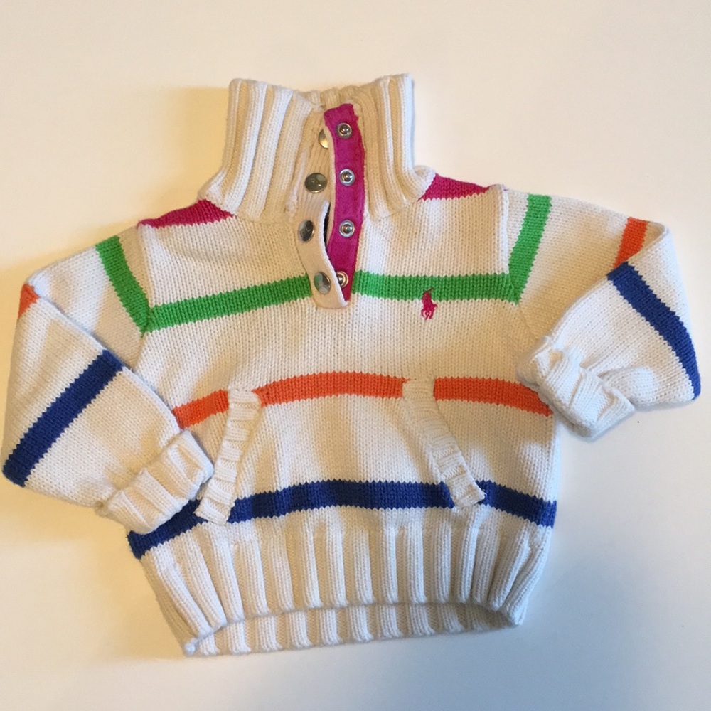 🚫SOLD🚫9mo Girls Ralph Lauren Sweater - Picture 1 of 2
